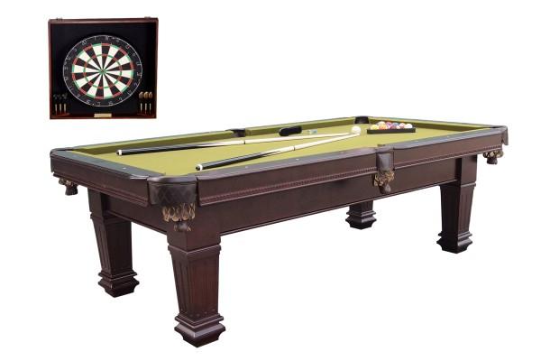 Billiard Table Pool Imperial 8 ft. with Dartboard
