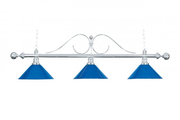 Table Light Classic Blue 3 Lampshades